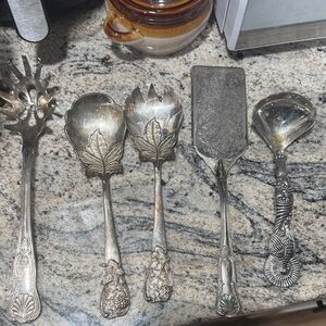 Vintage Silver Utensil Set